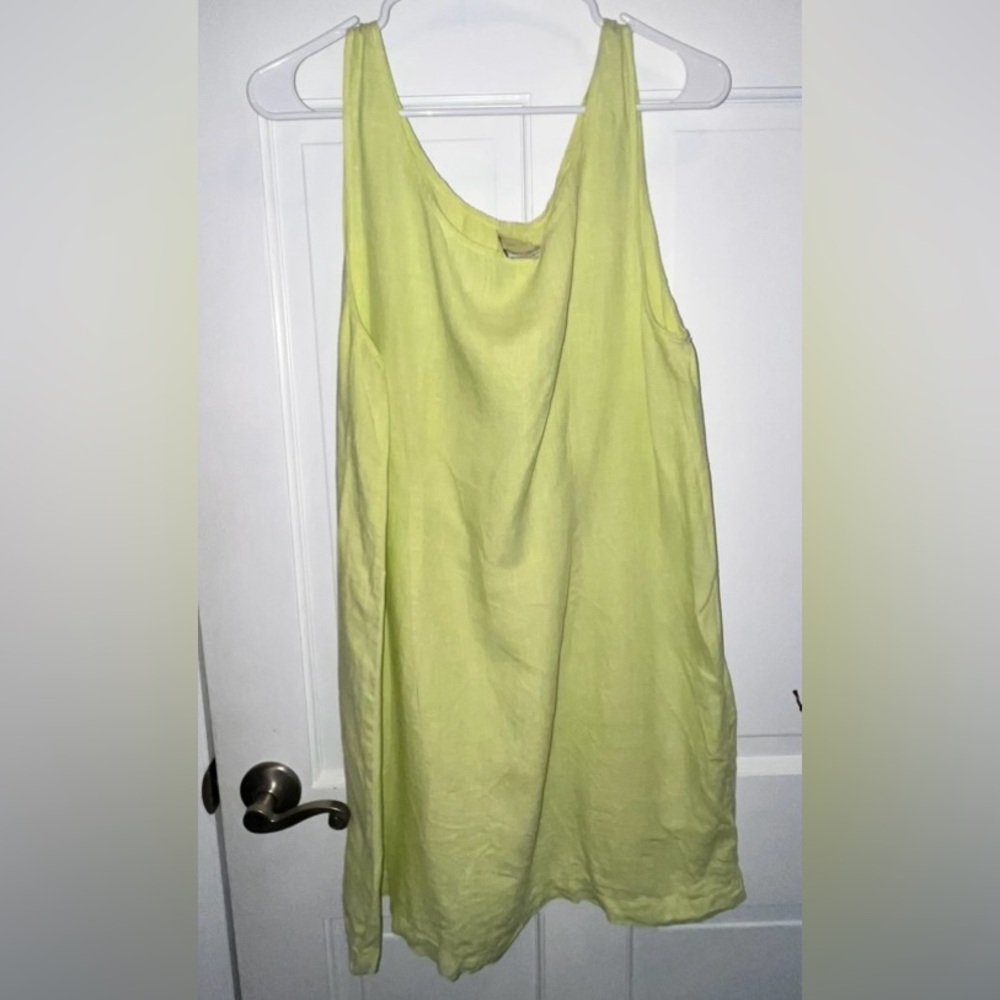 Cotton Connection: Women’s Sleeveless Linen Blouse / Top Size Medium